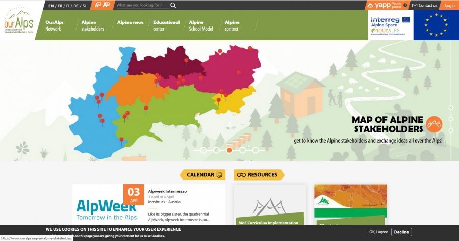 OUrALPS an International Network of Mountain-oriented Education in the Alps