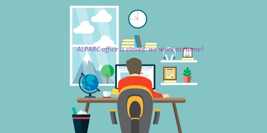 COVID-19 : ALPARC in home office until further notice