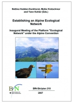 Brošura o ustanovni seji platforme Alpske konvencije za ekološko povezanost